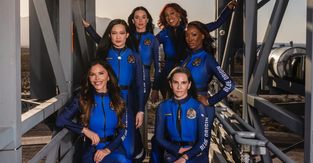How Lauren Sanchez helped design the Blue Origin flight suit How lauren sanchez helped design the blue origin flight suit