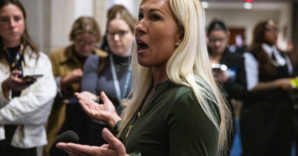 Marjorie taylor green buys market dip before trump suspends tariffs