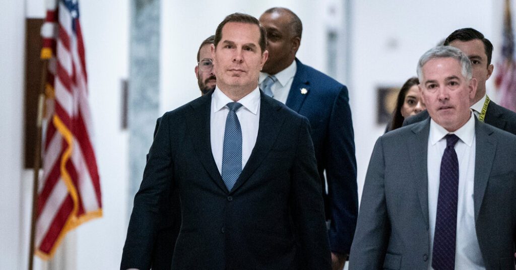 Pete marrocco, who supported trump's foreign aid, leaves the state