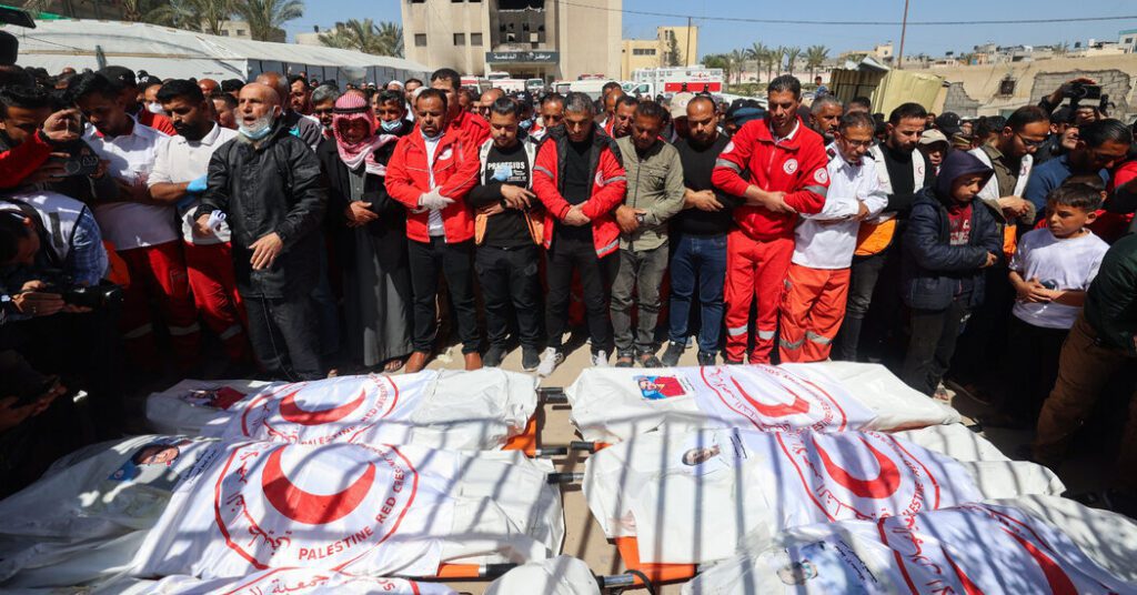 Some aid workers killed in gaza have been shot multiple