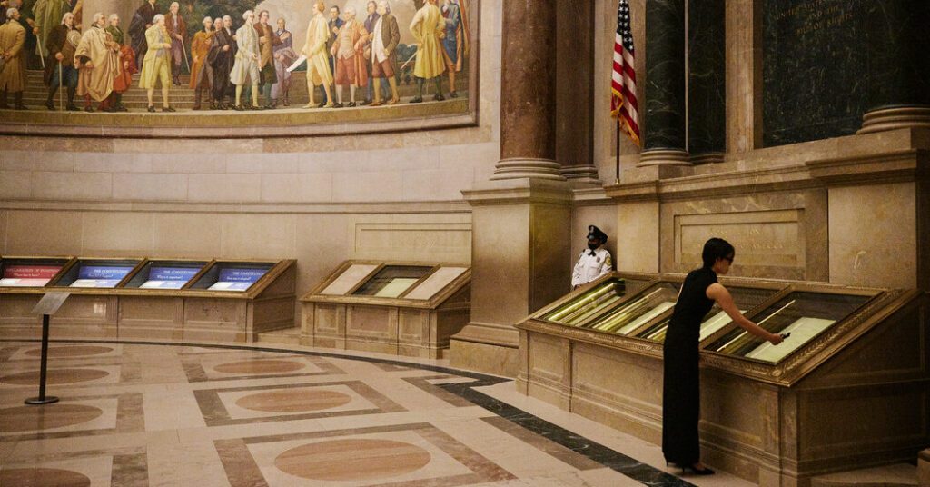 The white house frames the past by erasing some of
