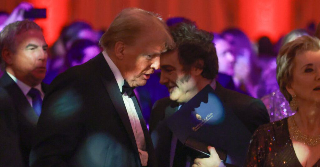 Trump's "favorite president" javier mairay has little to offer, but