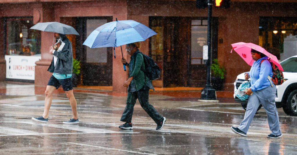 A deadly storm runs through oklahoma and texas, flooding roads