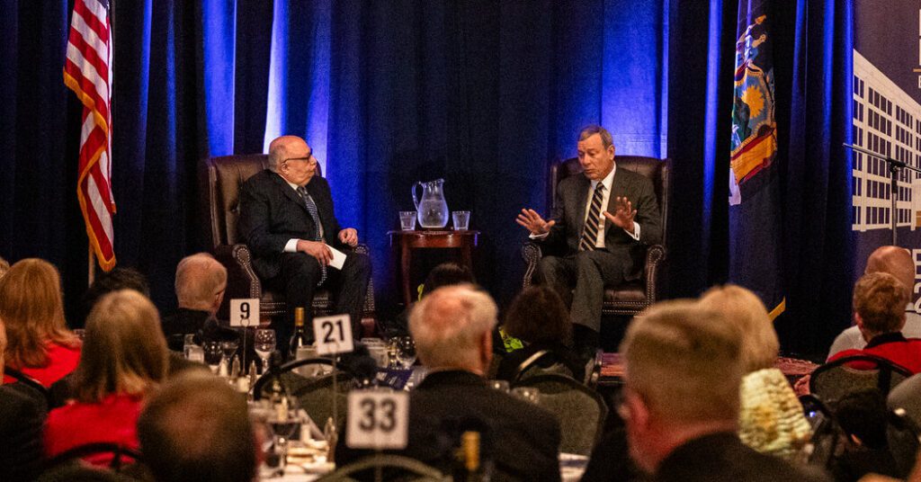 In rare public remarks, Secretary Roberts defends judicial independence In rare public remarks, secretary roberts defends judicial independence