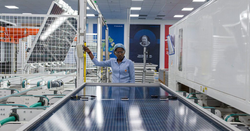India is looking at the future of making solar panels
