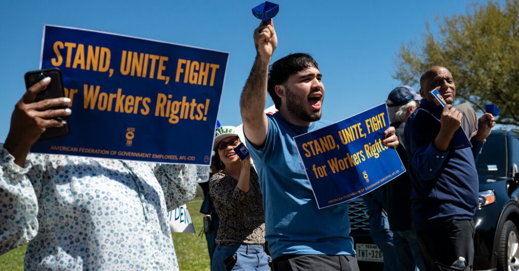 Judge temporarily blocks Trump plans for mass layoffs and program closure Judge temporarily blocks trump plans for mass layoffs and program