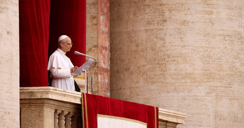 Pope leo xiv seeks an end of the war with