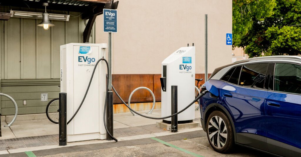 The state calls trump administration over freezes funding for ev
