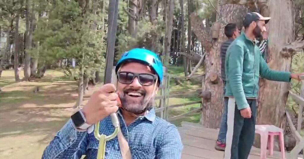 Tourist zipline video captures Kashmir terrorist attacks Tourist zipline video captures kashmir terrorist attacks