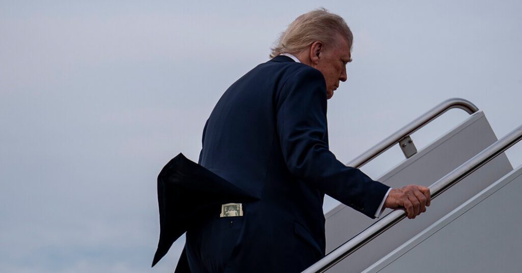 Trump raking cash out his powers in the world of