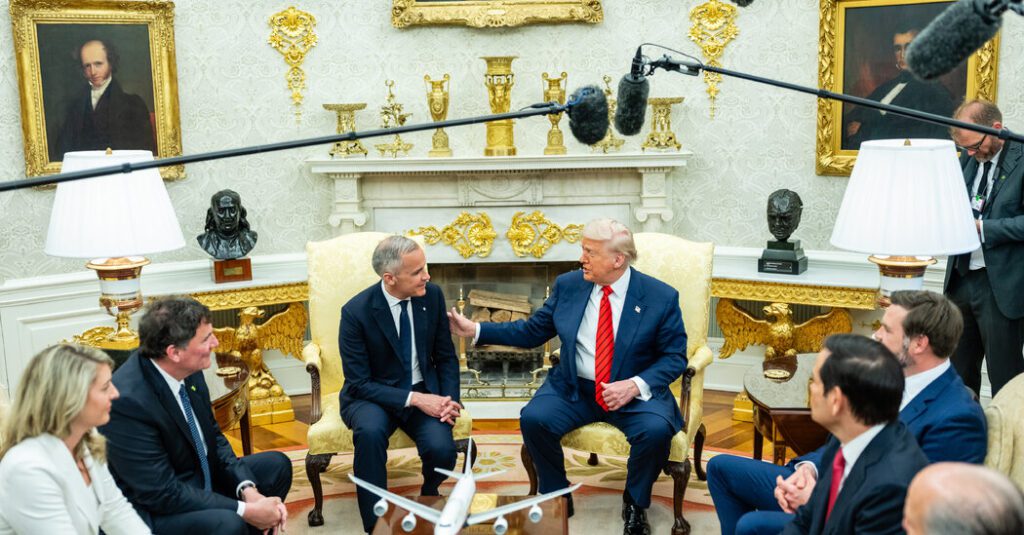 Trump surprises canada and carney with a new message: we