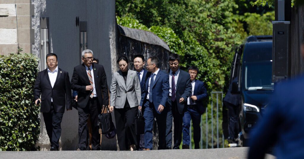 We and china will meet on the second day of
